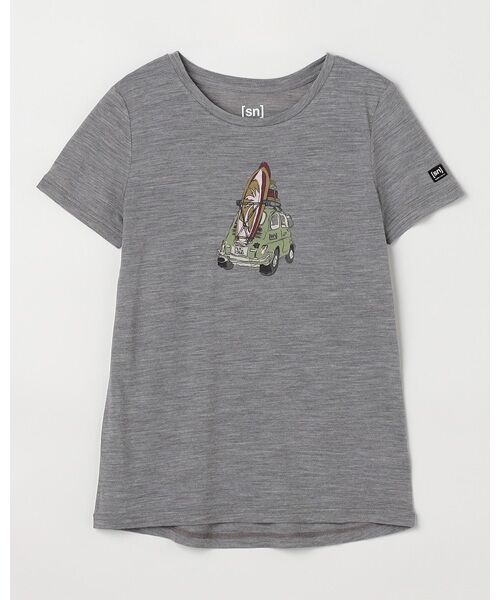 [sn]super.natural / エスエヌ スーパー・ナチュラル Tシャツ | W SURFCAR TEE | 詳細9