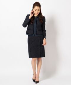 デニムライクツィード ジャケット