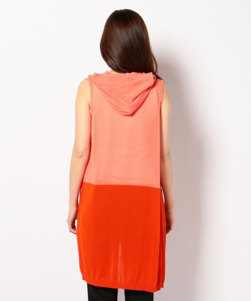 ＊＊SONIA RYKIEL COLLECTION / ソニア リキエル コレクション ベスト | 【洗える！】バイカラージレ ベスト | 詳細2