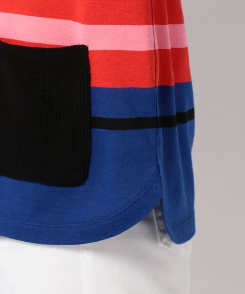 ＊＊SONIA RYKIEL COLLECTION / ソニア リキエル コレクション Tシャツ | マルチボーダーパネル カットソー | 詳細11