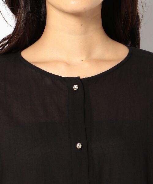 秋 SONIA RYKIEL cotton100 ブラウス 美品 セール】 ガーゼコットン ブラウス （シャツ・ブラウス