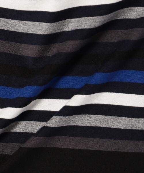 ＊＊SONIA RYKIEL COLLECTION / ソニア リキエル コレクション Tシャツ | マルチボーダーノアールパネル カットソー | 詳細6