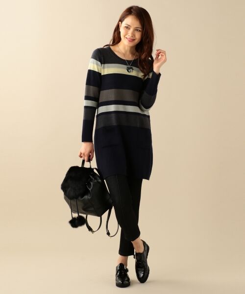 ＊＊SONIA RYKIEL COLLECTION / ソニア リキエル コレクション ニット・セーター | 【新色2色追加】【リバーシブル】リバートータルチュニック ニット | 詳細16