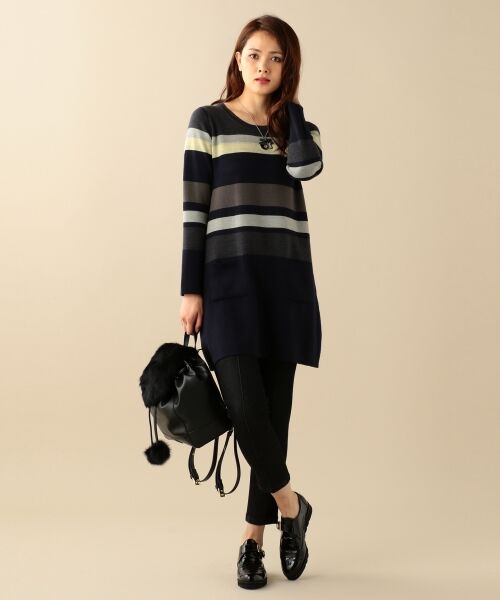 ＊＊SONIA RYKIEL COLLECTION / ソニア リキエル コレクション ニット・セーター | 【新色2色追加】【リバーシブル】リバートータルチュニック ニット | 詳細17