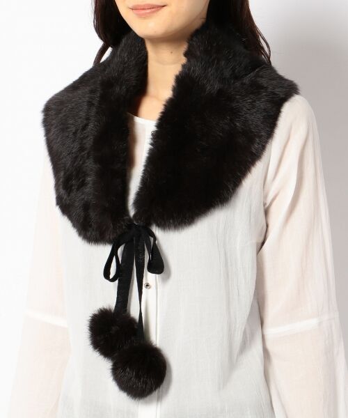 セール】 ラビットファーティペット （マフラー・ショール・スヌード