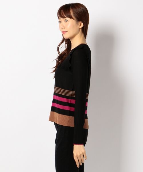 ＊＊SONIA RYKIEL COLLECTION / ソニア リキエル コレクション ニット・セーター | 【洗える】クラシックボーダーフリル ニット | 詳細9