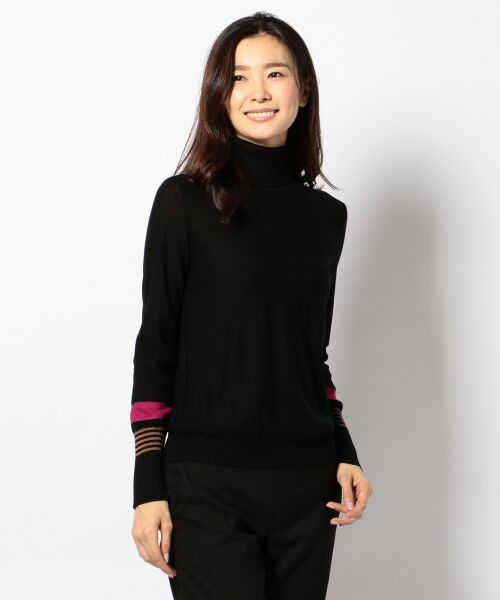 **SONIA RYKIEL COLLECTION / ソニア リキエル コレクション ニット・セーター | 【洗える】クラシックボーダータートルネック ニット | 詳細3