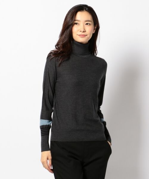 **SONIA RYKIEL COLLECTION / ソニア リキエル コレクション ニット・セーター | 【洗える】クラシックボーダータートルネック ニット | 詳細7