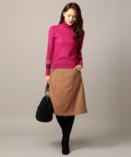 **SONIA RYKIEL COLLECTION / ソニア リキエル コレクション ニット・セーター | 【洗える】クラシックボーダータートルネック ニット | 詳細21