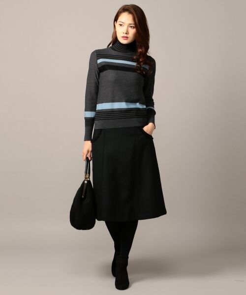 **SONIA RYKIEL COLLECTION / ソニア リキエル コレクション ニット・セーター | 【洗える】クラシックボーダータートルネック ニット | 詳細22