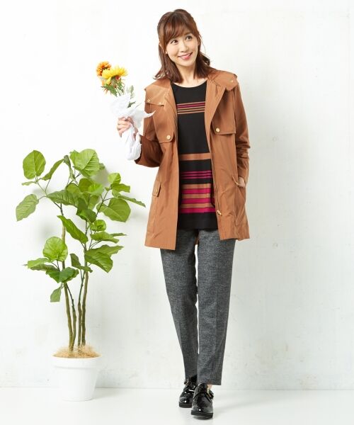 ＊＊SONIA RYKIEL COLLECTION / ソニア リキエル コレクション ニット・セーター | 【洗える】クラシックボーダーチュニック ニット | 詳細9