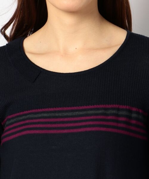 ＊＊SONIA RYKIEL COLLECTION / ソニア リキエル コレクション ニット・セーター | 【洗える】クラシックボーダーチュニック ニット | 詳細12