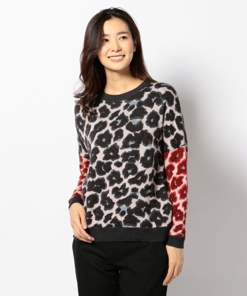 ＊＊SONIA RYKIEL COLLECTION / ソニア リキエル コレクション ニット・セーター | 【洗える】レオパードジャガード ニット | 詳細3