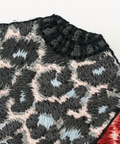 ＊＊SONIA RYKIEL COLLECTION / ソニア リキエル コレクション ブローチ・コサージュ | レオパードジャガードミニチュア ブローチ | 詳細3