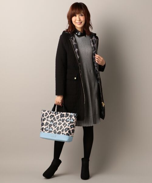 ＊＊SONIA RYKIEL COLLECTION / ソニア リキエル コレクション その他アウター | 【吸湿発熱性】冬素材キルティング中綿フード付き コート | 詳細2