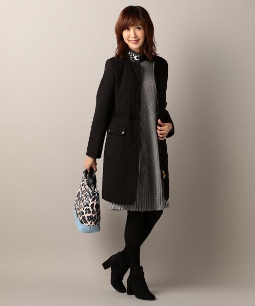 ＊＊SONIA RYKIEL COLLECTION / ソニア リキエル コレクション その他アウター | 【吸湿発熱性】冬素材キルティング中綿フード付き コート | 詳細3