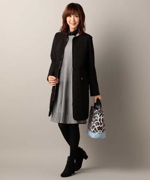 ＊＊SONIA RYKIEL COLLECTION / ソニア リキエル コレクション その他アウター | 【吸湿発熱性】冬素材キルティング中綿フード付き コート | 詳細4