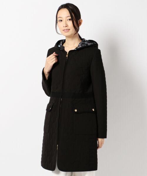 ＊＊SONIA RYKIEL COLLECTION / ソニア リキエル コレクション その他アウター | 【吸湿発熱性】冬素材キルティング中綿フード付き コート | 詳細5