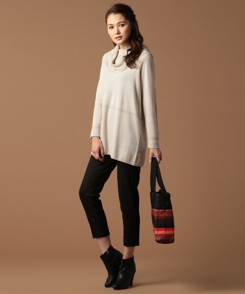 **SONIA RYKIEL COLLECTION / ソニア リキエル コレクション ニット・セーター | 【洗える】ウールユニアレンジオフショルダーチュニック ニット | 詳細2