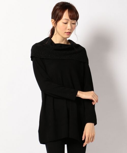 **SONIA RYKIEL COLLECTION / ソニア リキエル コレクション ニット・セーター | 【洗える】ウールユニアレンジオフショルダーチュニック ニット | 詳細4