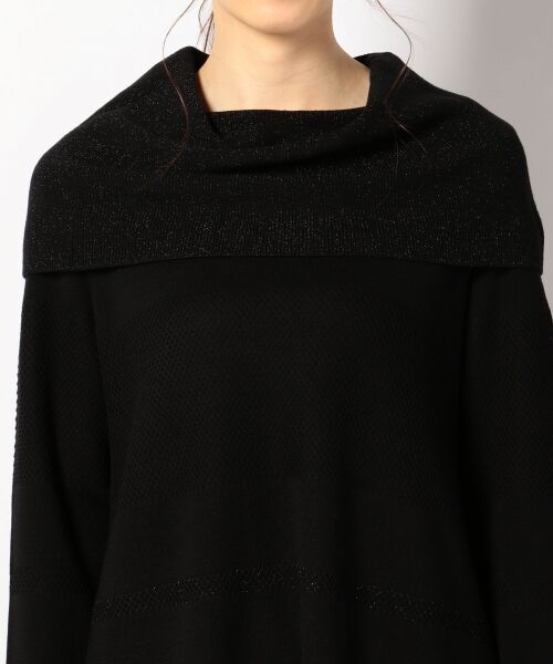 **SONIA RYKIEL COLLECTION / ソニア リキエル コレクション ニット・セーター | 【洗える】ウールユニアレンジオフショルダーチュニック ニット | 詳細12