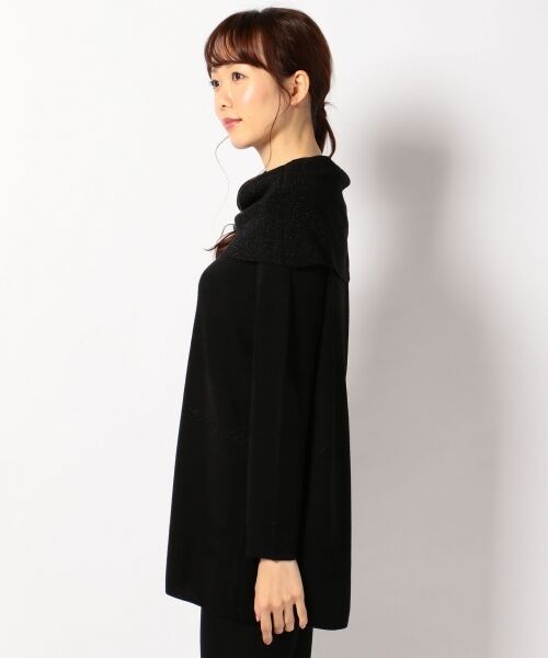 **SONIA RYKIEL COLLECTION / ソニア リキエル コレクション ニット・セーター | 【洗える】ウールユニアレンジオフショルダーチュニック ニット | 詳細10