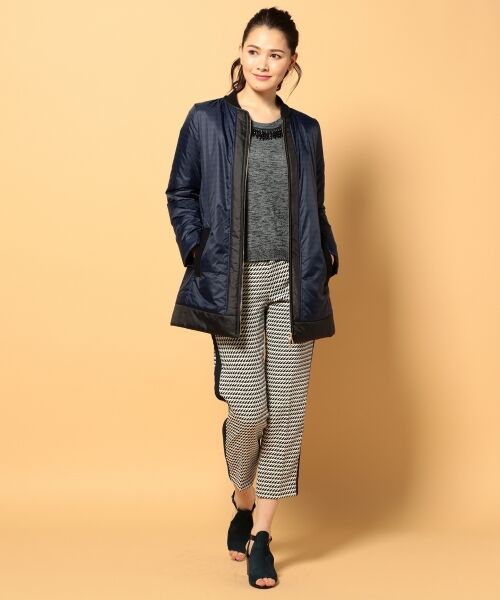 **SONIA RYKIEL COLLECTION / ソニア リキエル コレクション その他アウター | 【春物新作】ジオメトリックプリント中綿アウター | 詳細1