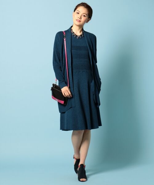 お値下げソニアリキエル ワンピース新品 ソニアリキエル SONIA RYKIEL 半袖ボーダーワンピース リブ