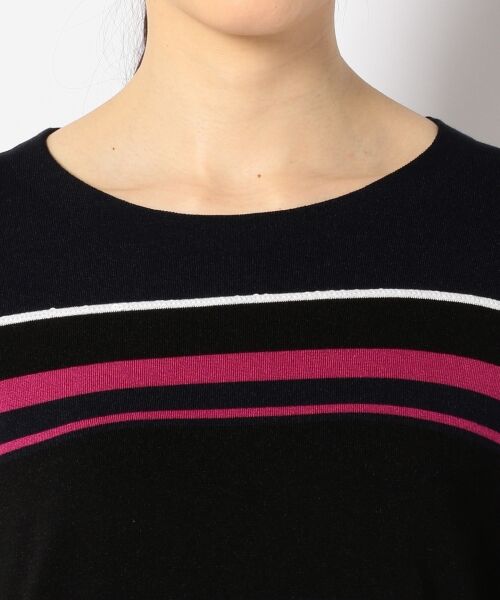 **SONIA RYKIEL COLLECTION / ソニア リキエル コレクション ニット・セーター | 【春夏新作】スパングルエッジ ボーダーニット | 詳細9