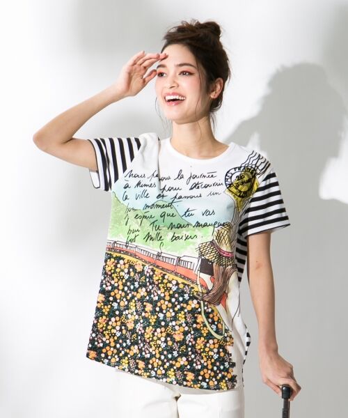 セール】 ART-TEE プリントTシャツ2 （Tシャツ）｜＊＊SONIA RYKIEL