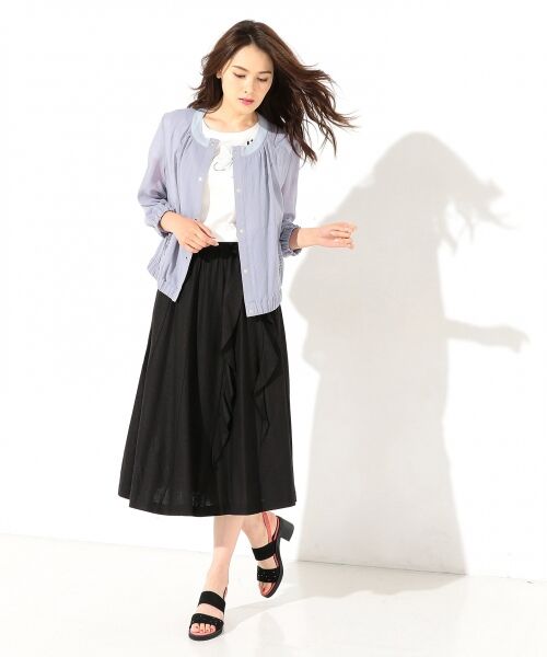 セール】 【洗える！】刺繍入りデザインジャケット （その他アウター