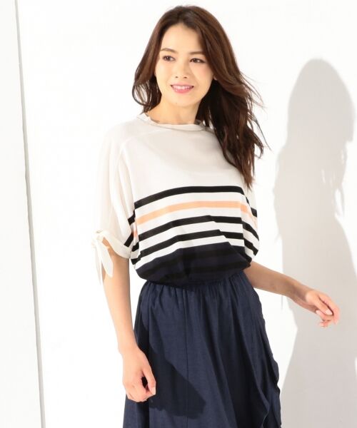 SONIA RYKIEL 黒 リボンニット S