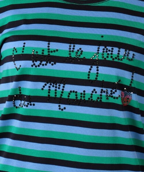 ＊＊SONIA RYKIEL COLLECTION / ソニア リキエル コレクション Tシャツ | 【洗える！】バイカラーボーダーカットソー fraise | 詳細6