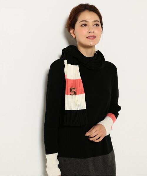 ＊＊SONIA RYKIEL COLLECTION / ソニア リキエル コレクション ミニ丈・ひざ丈ワンピース | 【お得なセットアイテム！ストール＆ブローチ付】ニットセット ワンピース | 詳細10