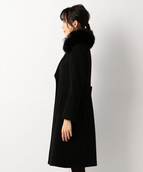 セール】 【ファー取り外し可能】ピュアカシミヤ アウター セール】 【ファー取り外し可能】ピュアカシミヤ アウター