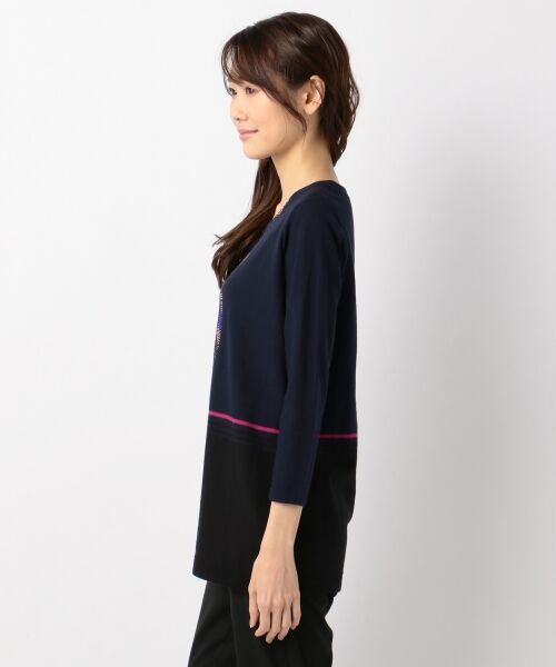 SONIA RYKIEL 黒 リボンニット S SONIA RYKIEL 黒 リボンニット S