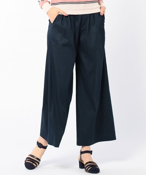 ＊＊SONIA RYKIEL COLLECTION / ソニア リキエル コレクション その他パンツ | 【CHIC】リネン パンツ（ネイビー系）