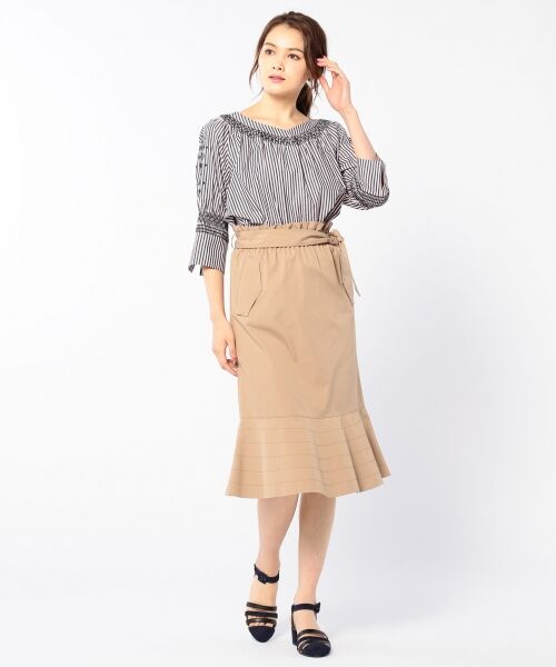 ＊＊SONIA RYKIEL COLLECTION / ソニア リキエル コレクション シャツ・ブラウス | 【通常販売開始】ストライプシャツ Vネックブラウス | 詳細1