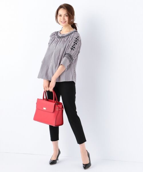 ＊＊SONIA RYKIEL COLLECTION / ソニア リキエル コレクション シャツ・ブラウス | 【通常販売開始】ストライプシャツ Vネックブラウス | 詳細3