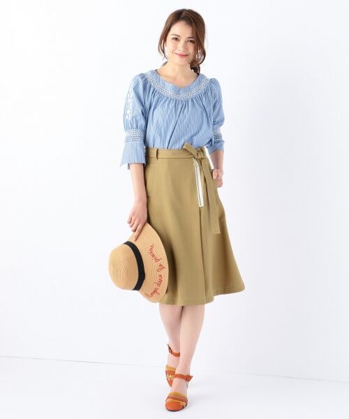 ＊＊SONIA RYKIEL COLLECTION / ソニア リキエル コレクション シャツ・ブラウス | 【通常販売開始】ストライプシャツ Vネックブラウス | 詳細10