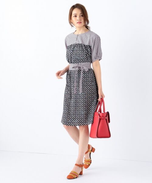 セール】 【通常販売開始】モザイクプリント ワンピース （ミニ丈  