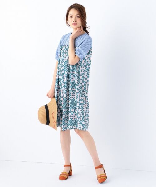 SONIA RYKIEL フラワープリント マキシドレス