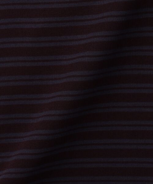 ＊＊SONIA RYKIEL COLLECTION / ソニア リキエル コレクション Tシャツ | 【洗える】バイカラーボーダーフライス チュニック | 詳細6