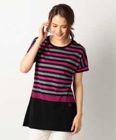 【定番人気】マルチボーダーコクシネル カットソー