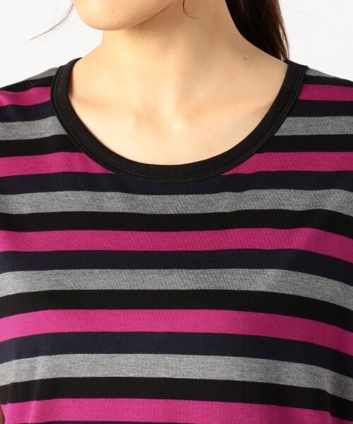 ＊＊SONIA RYKIEL COLLECTION / ソニア リキエル コレクション Tシャツ | 【定番人気】マルチボーダーコクシネル カットソー | 詳細4