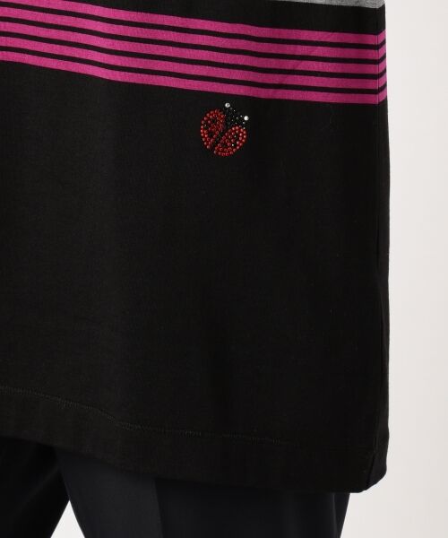 ＊＊SONIA RYKIEL COLLECTION / ソニア リキエル コレクション Tシャツ | 【定番人気】マルチボーダーコクシネル カットソー | 詳細6