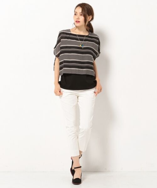 ＊＊SONIA RYKIEL COLLECTION / ソニア リキエル コレクション トップス | 【タンクトップセット】ボーダーブラウス | 詳細5