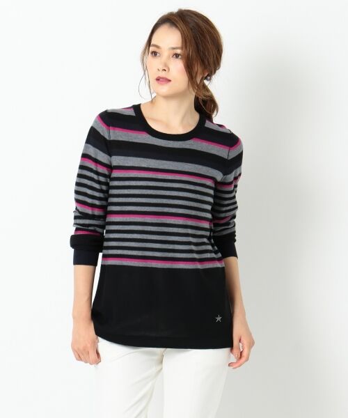 ソニアリキエル　SONIA RYKIEL　ニットチュニック　38　M　ウール混 ソニアリキエル SONIA RYKIEL ニットチュニック 38 M ウール混