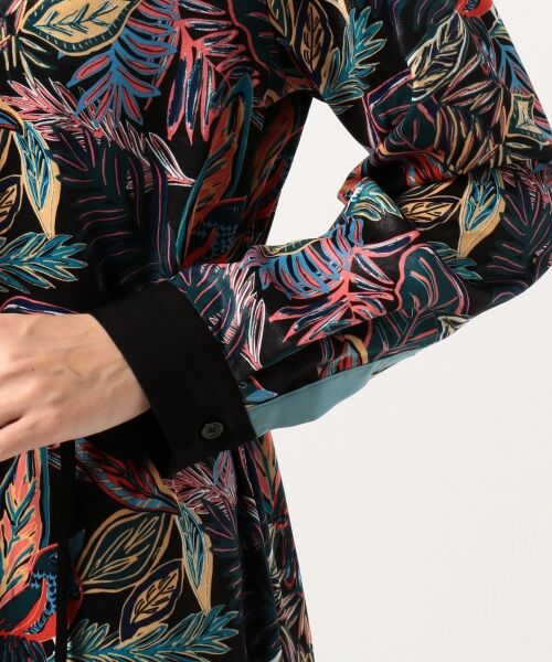 **SONIA RYKIEL COLLECTION / ソニア リキエル コレクション ミニ丈・ひざ丈ワンピース | 【洗える】ジャルダン ディヴェール ワンピース | 詳細9