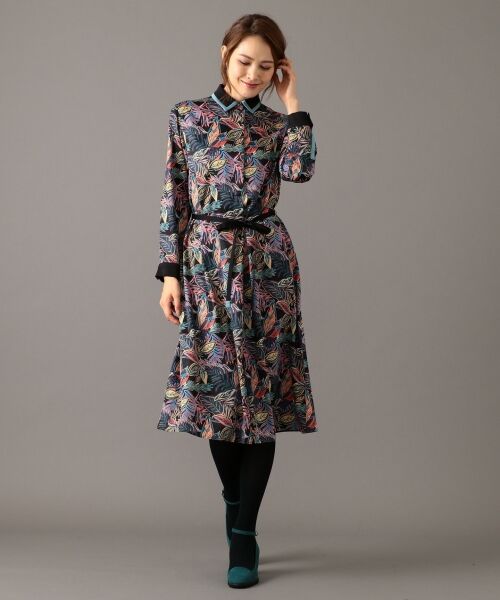 **SONIA RYKIEL COLLECTION / ソニア リキエル コレクション ミニ丈・ひざ丈ワンピース | 【洗える】ジャルダン ディヴェール ワンピース | 詳細2